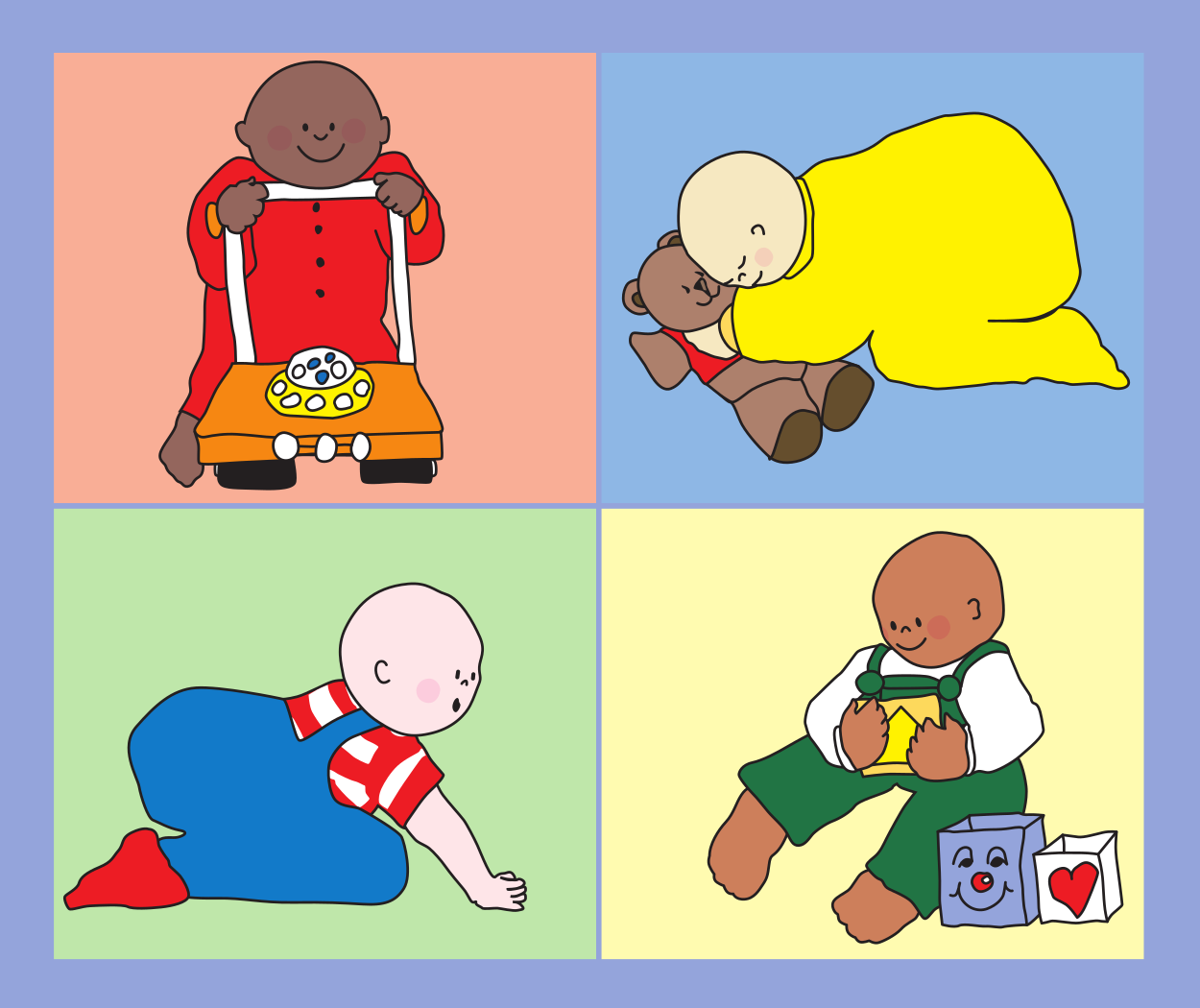 Example calendar page with a daily game